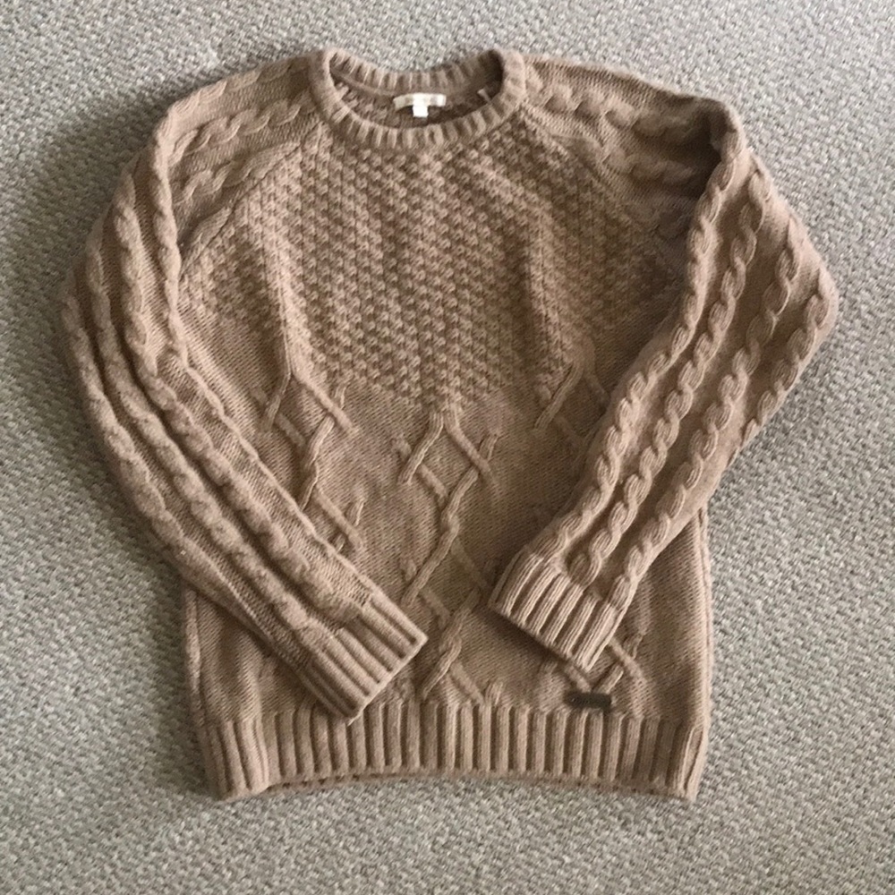 Barbour camel sweater